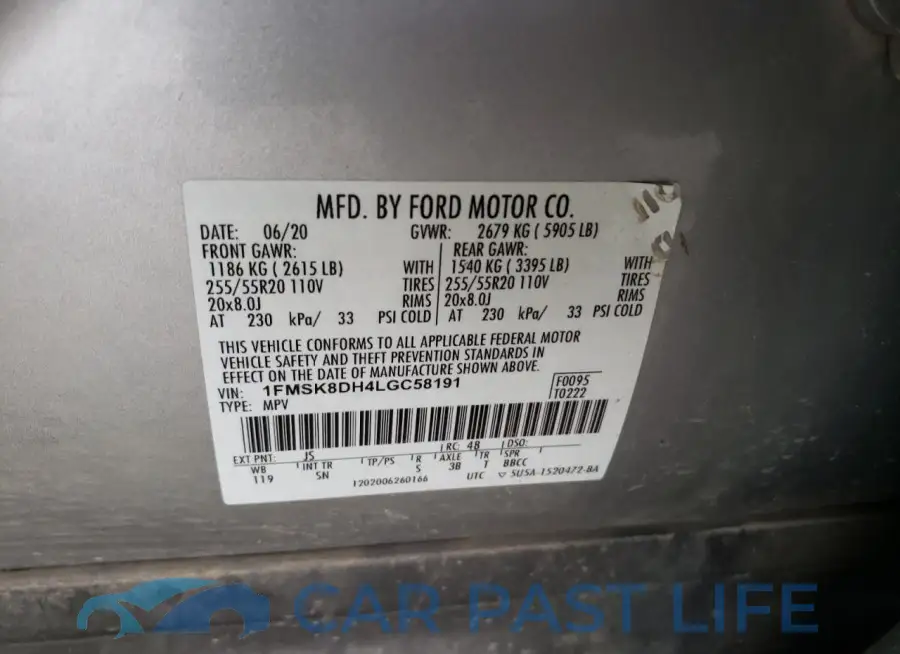 1FMSK8DH4LGC58191# 14