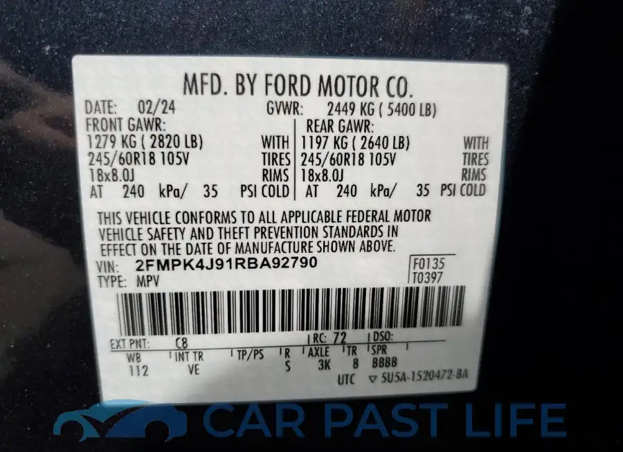 2FMPK4J91RBA92790# 14