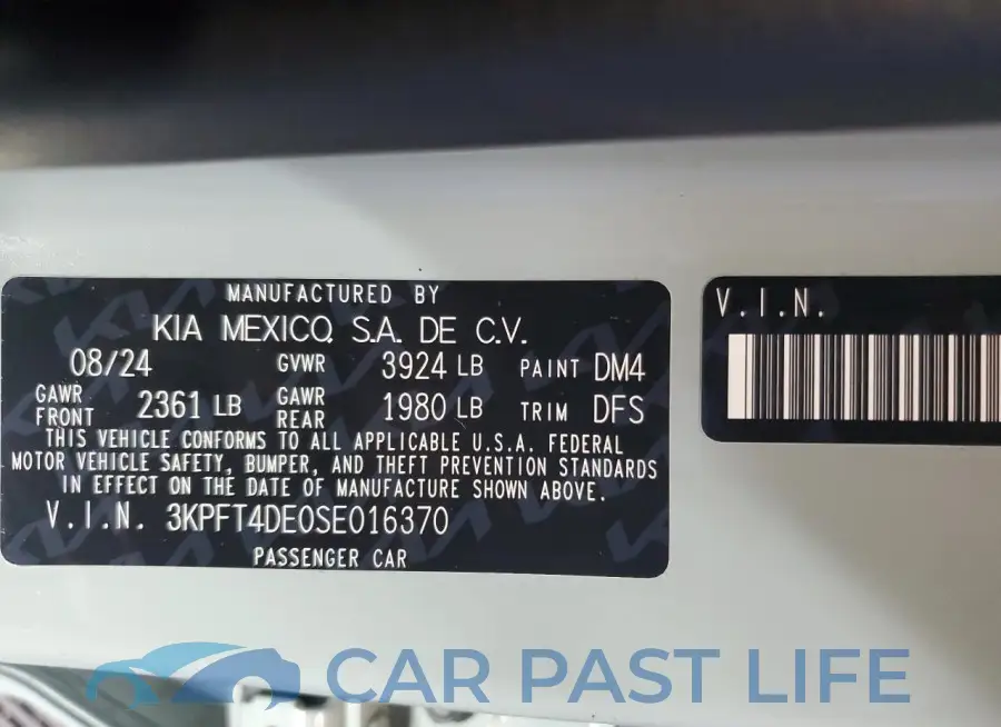 3KPFT4DE0SE016370# 13
