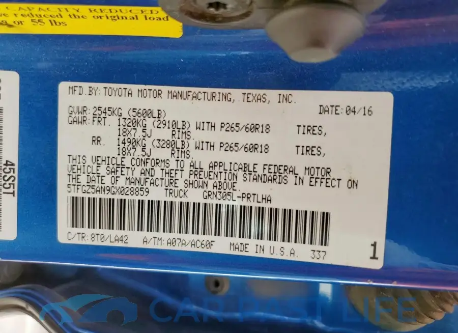 5TFGZ5AN9GX028859# 13