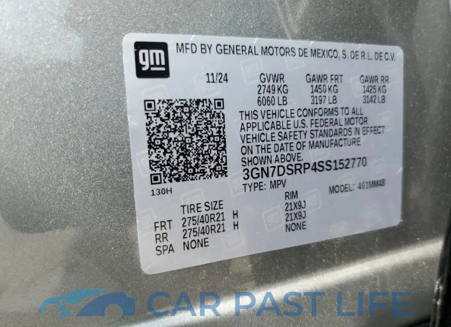 3GN7DSRP4SS152770# 13