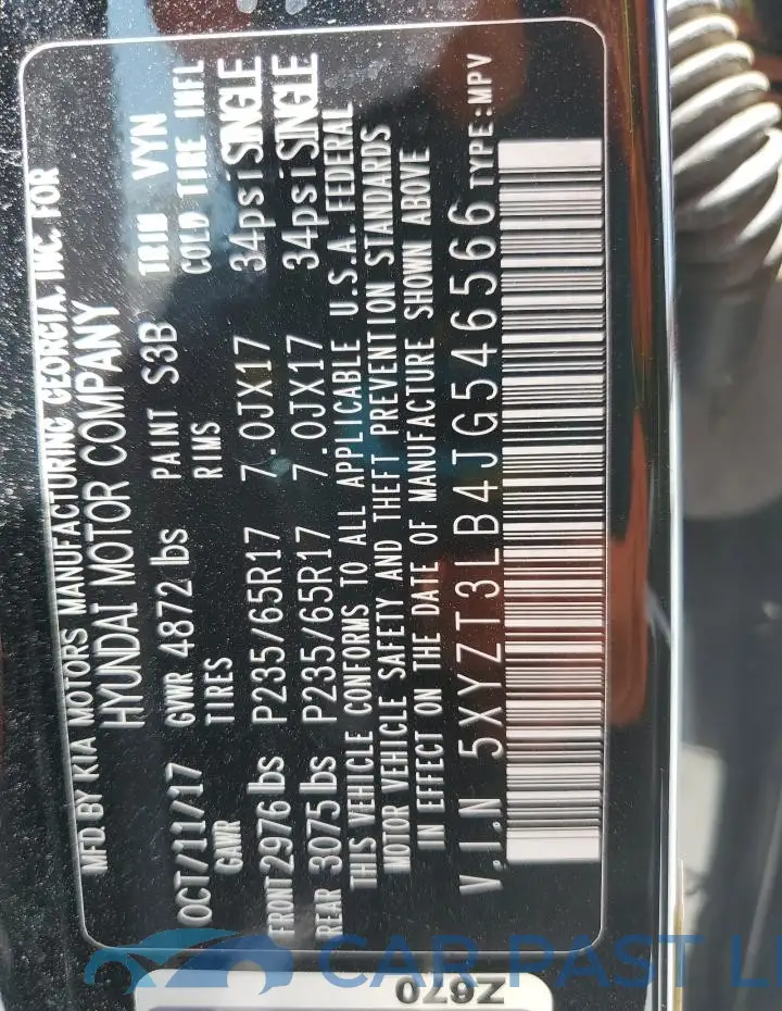 5XYZT3LB4JG546566# 13