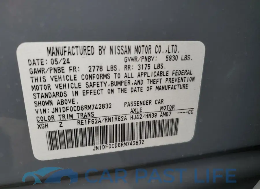 JN1DF0CD6RM742832# 12