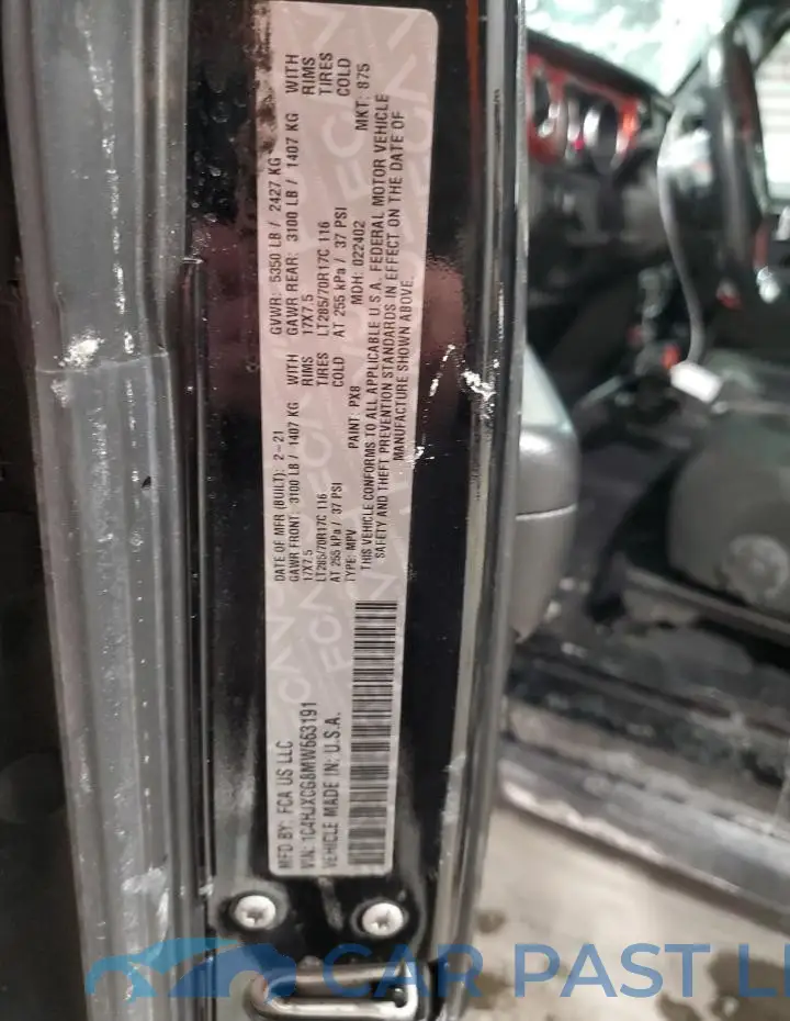1C4HJXCG8MW663191# 13