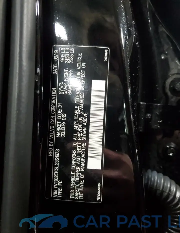 YV1102EK2L2361873# 13