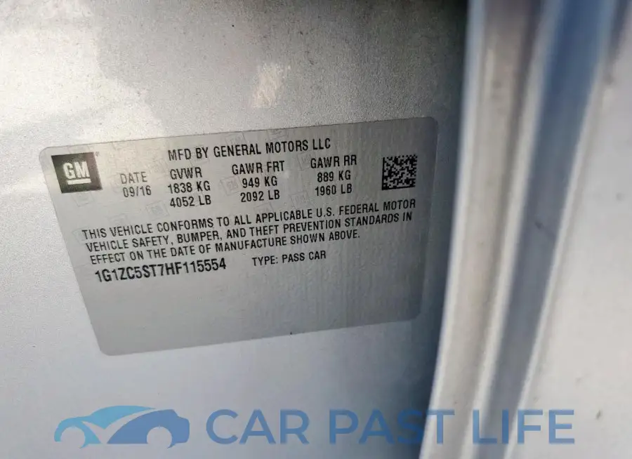 1G1ZC5ST7HF115554# 12