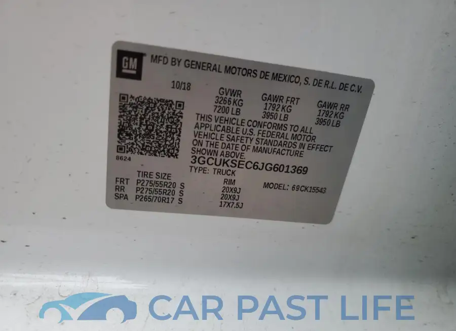 3GCUKSEC6JG601369# 13