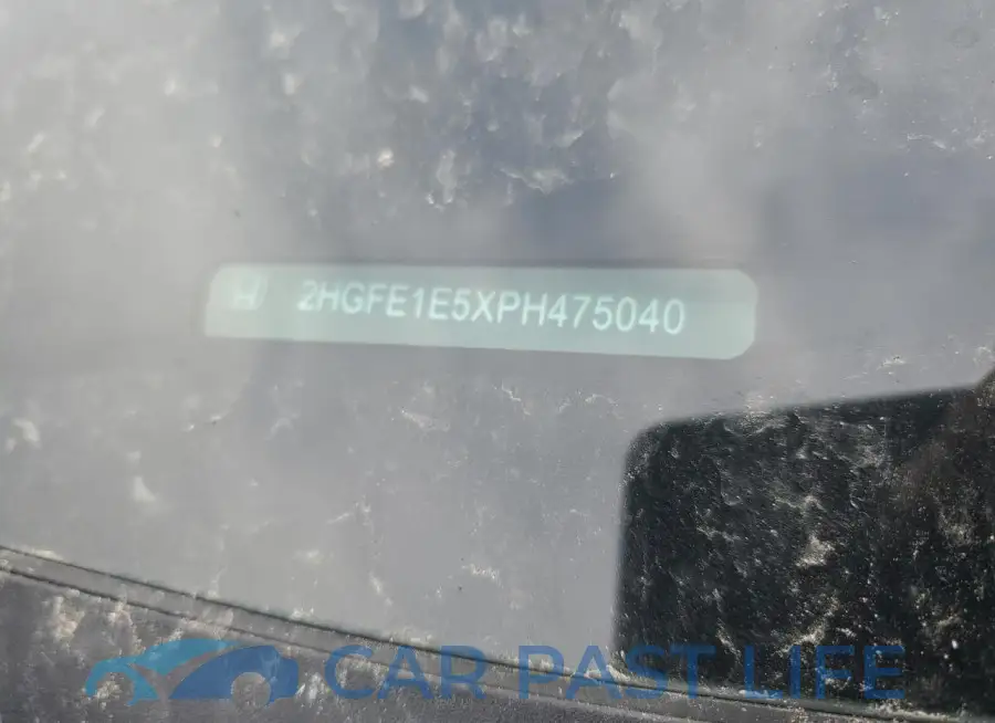 2HGFE1E5XPH475040# 12