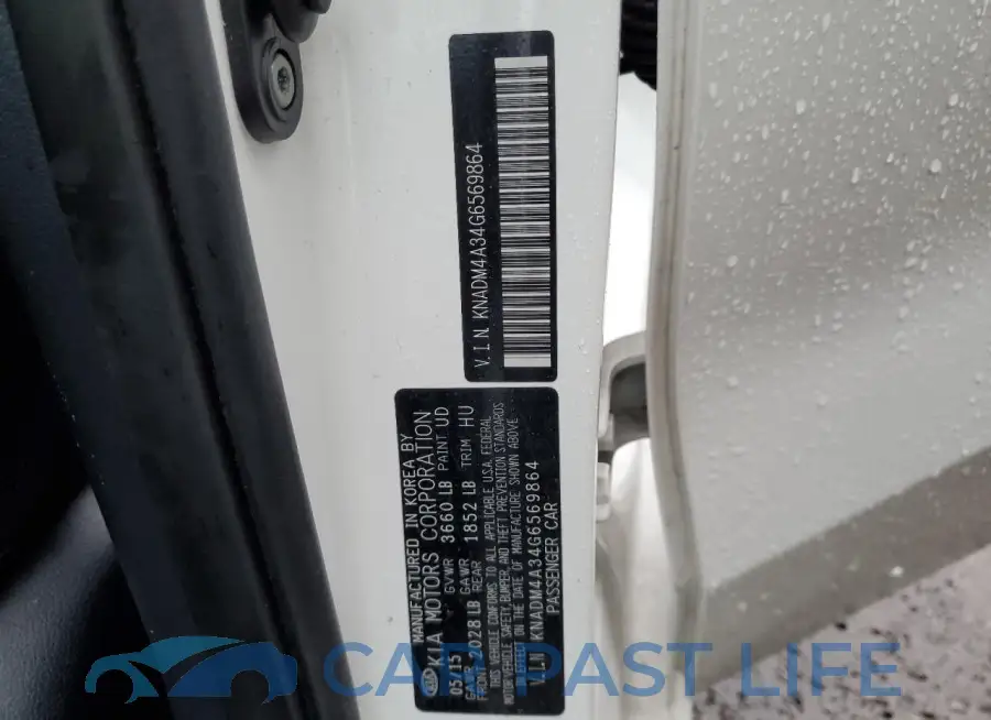 KNADM4A34G6569864# 12
