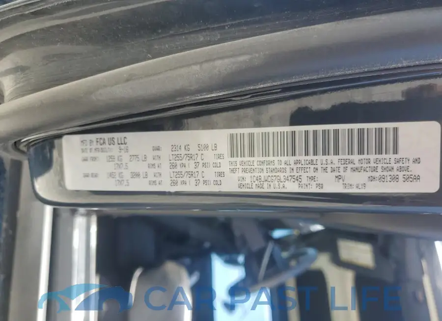 1C4BJWCG7GL347545# 12
