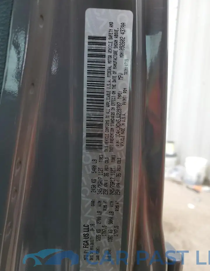 1C4HJXDN5JW229707# 13