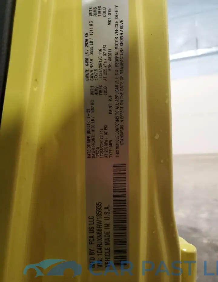 1C4RJXN66RW185935# 13