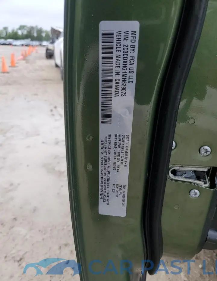 2C3CDXHG1MH629073# 12
