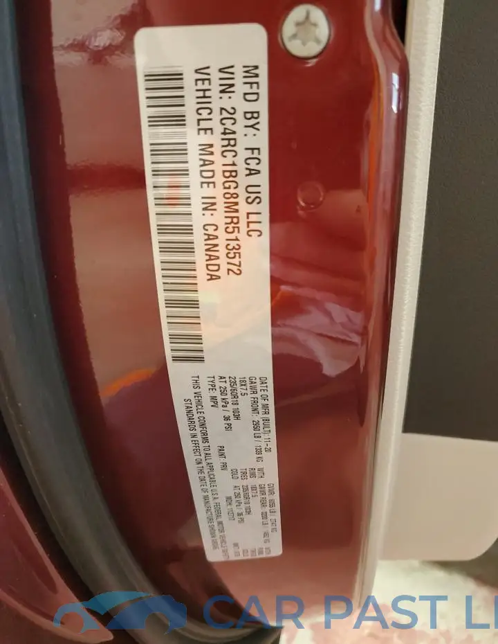 2C4RC1BG8MR513572# 13