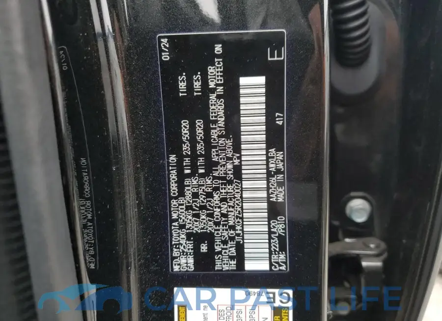 JTJHKCFZ5R2040027# 14
