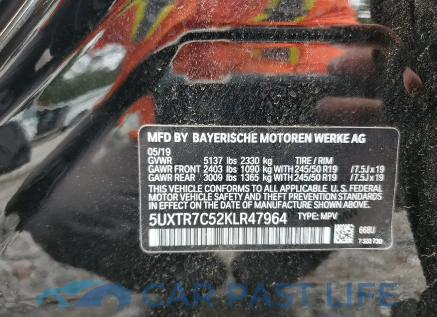 5UXTR7C52KLR47964# 13