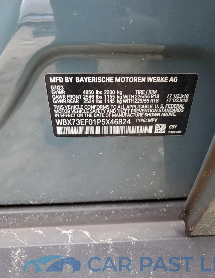 WBX73EF01P5X46824# 13