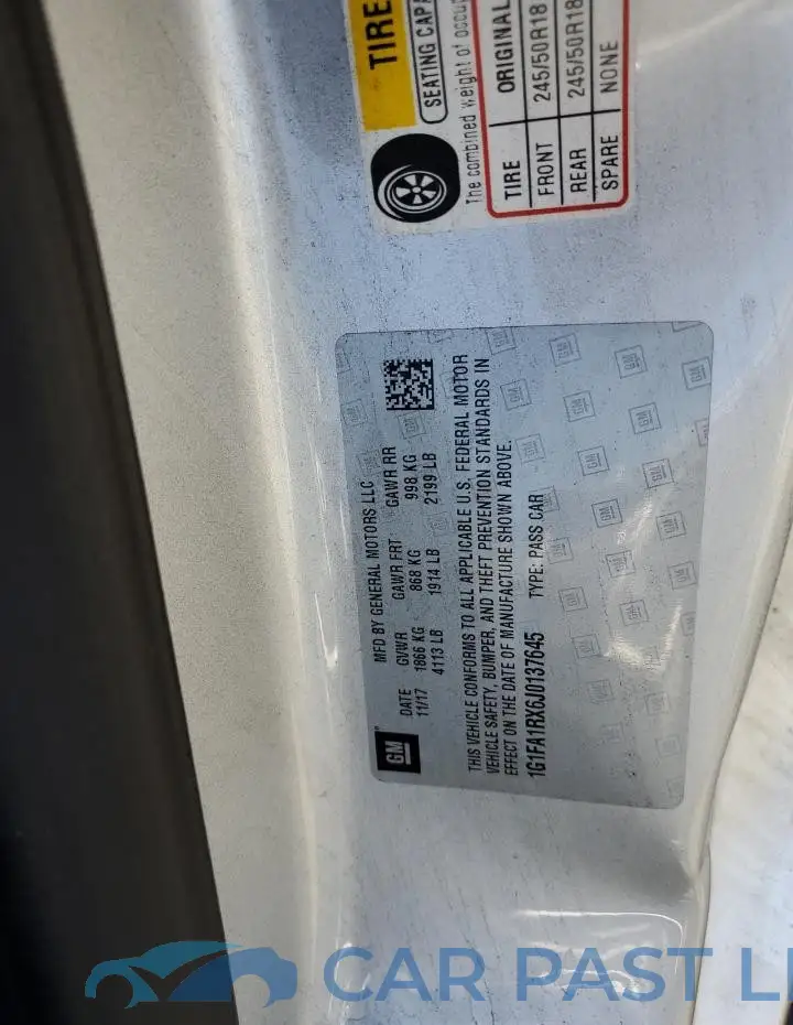 1G1FA1RX6J0137645# 12