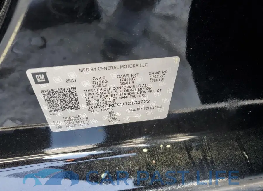 1GCRCREC3JZ132222# 12