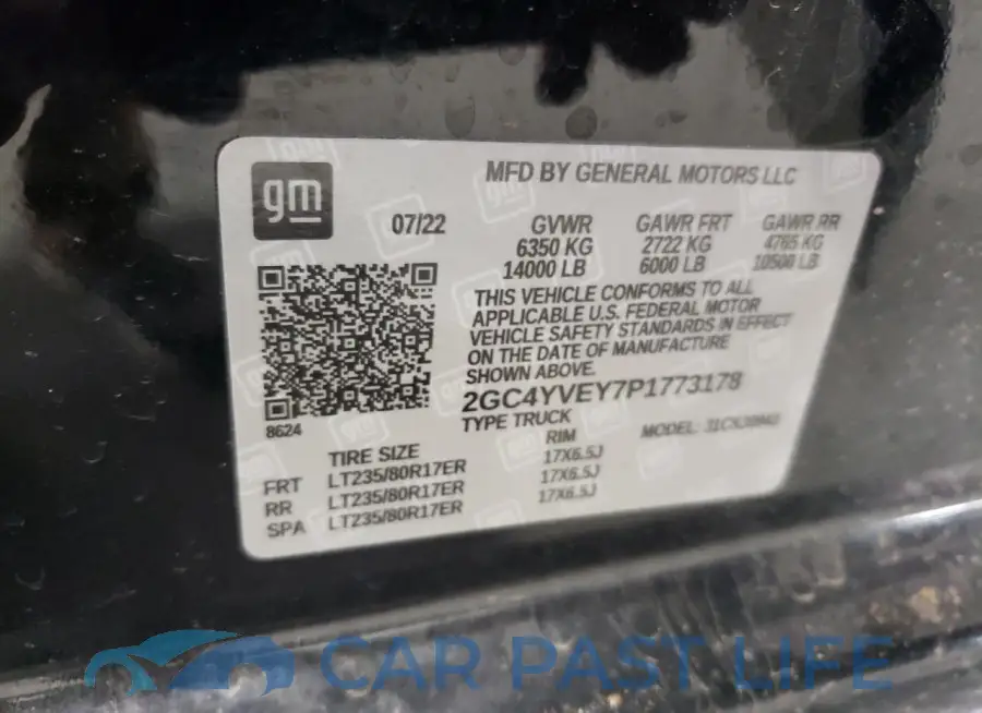 2GC4YVEY7P1773178# 12