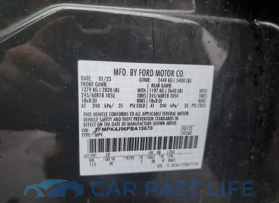 2FMPK4J96PBA15670# 13