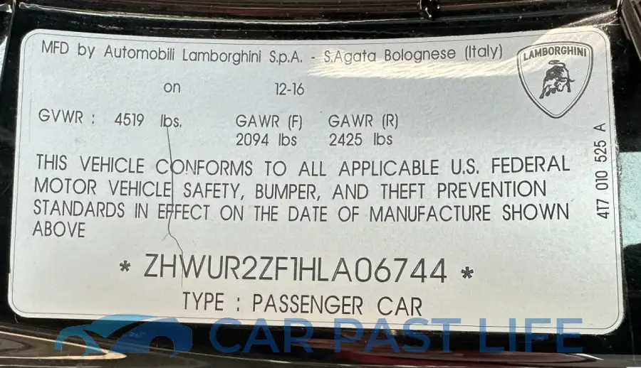 ZHWUR2ZF1HLA06744# 10