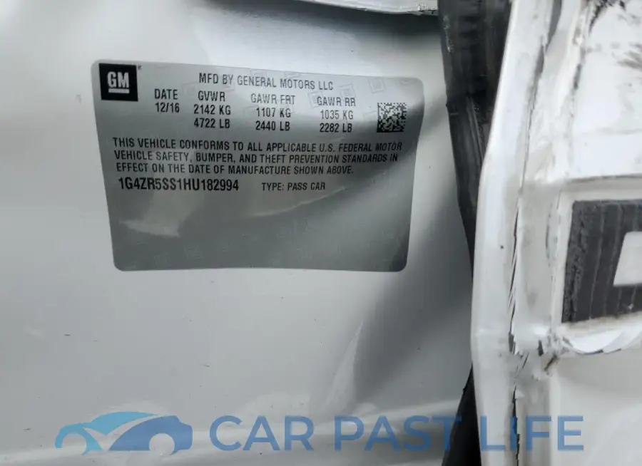 1G4ZR5SS1HU182994# 12