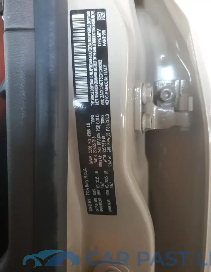 ZACCJBDT5GPC68282# 13