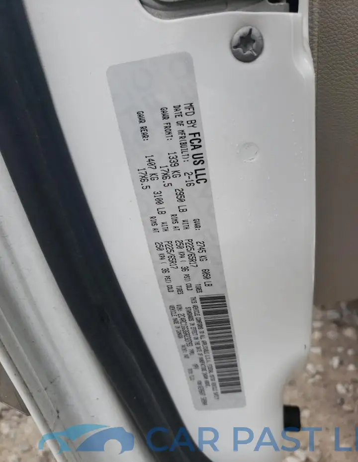 2C4RC1GG3GR232793# 14