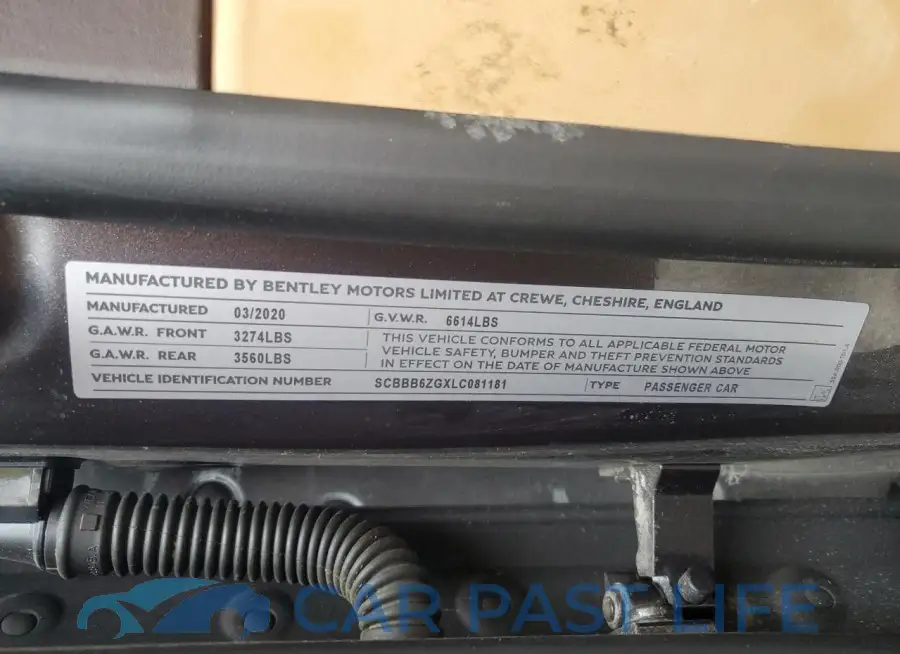 SCBBB6ZGXLC081181# 12