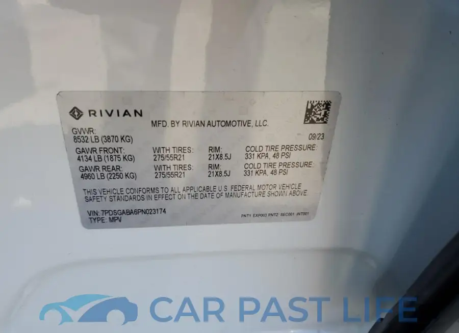 7PDSGABA6PN023174# 13