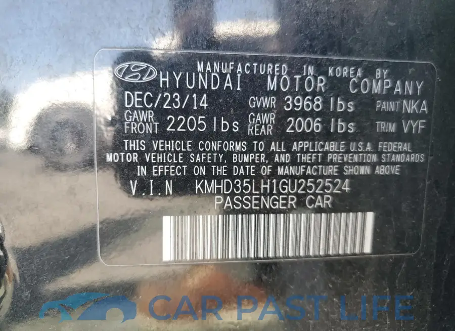 KMHD35LH1GU252524# 12