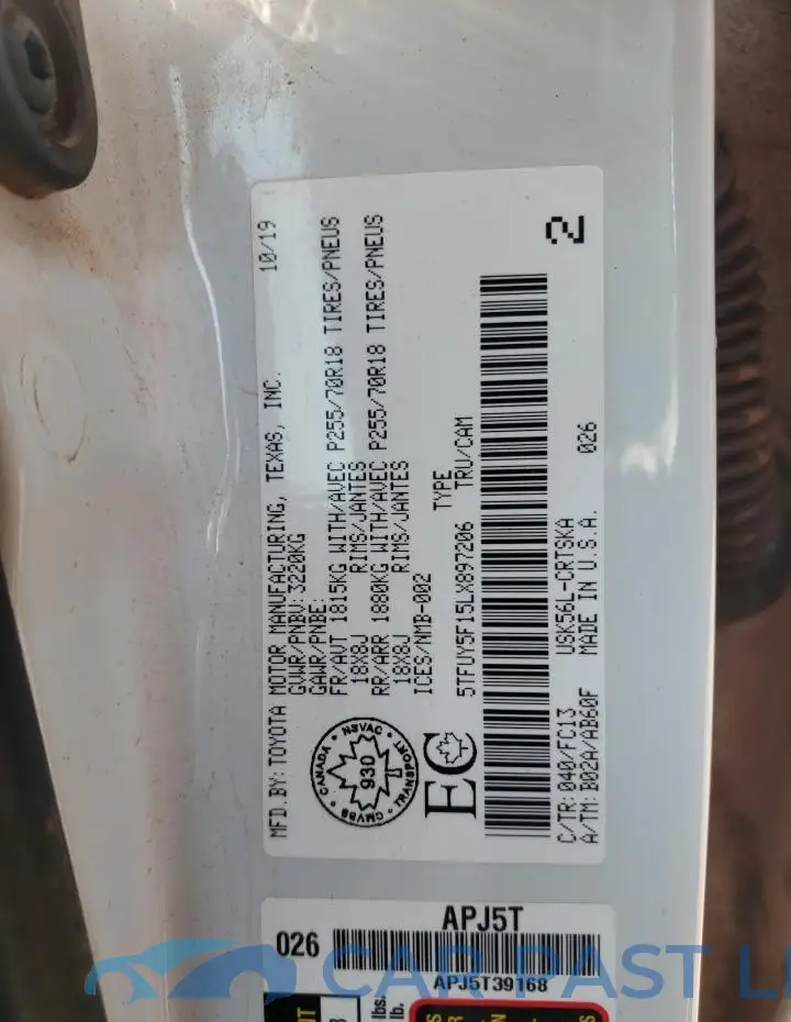 5TFUY5F15LX897206# 13