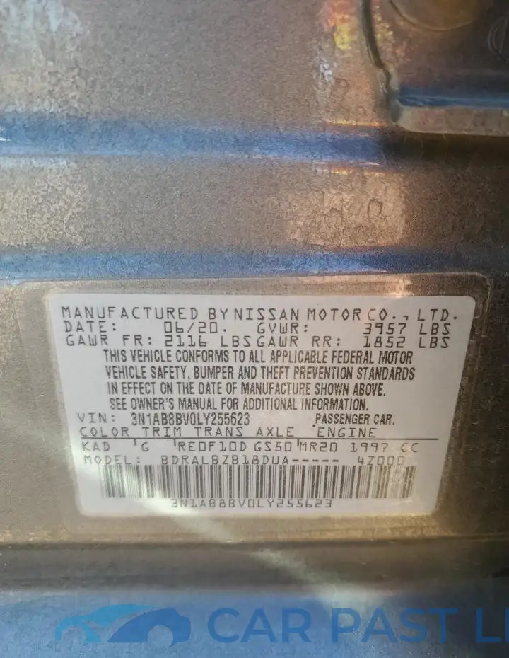3N1AB8BV0LY255623# 12