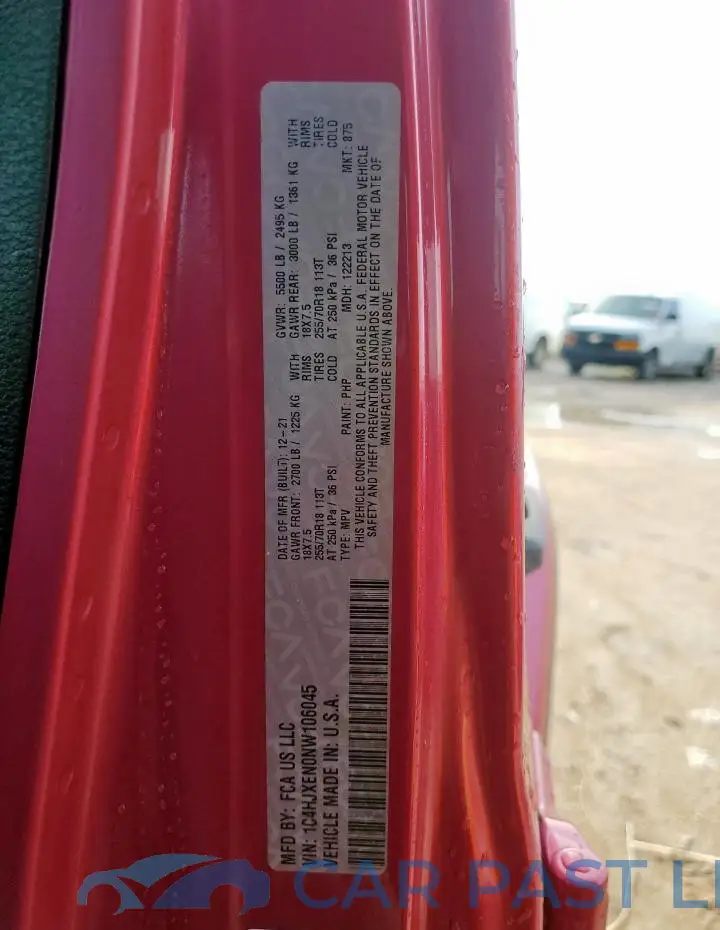 1C4HJXEN0NW106045# 13