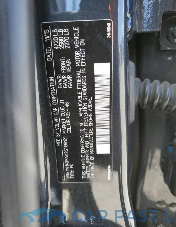 YV140MAK2G1198121# 12