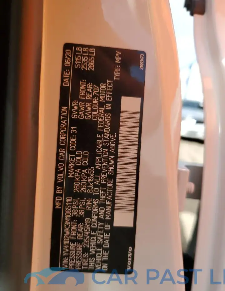 YV4102WK3M1065110# 13
