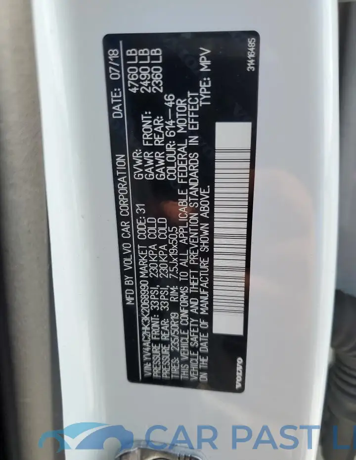 YV4AC2HK3K2068990# 14