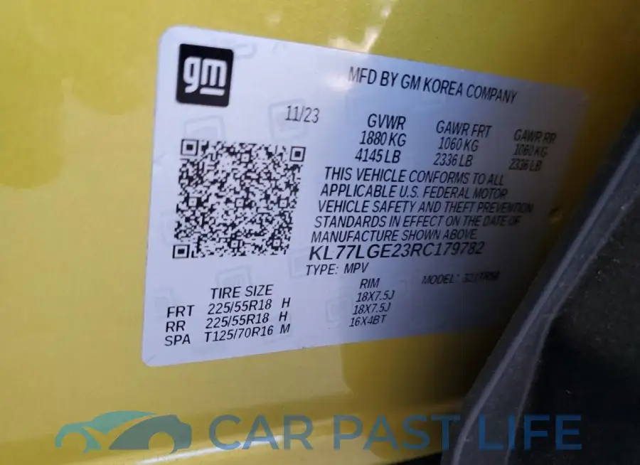 KL77LGE23RC179782# 14
