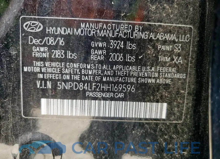 5NPD84LF2HH169596# 13