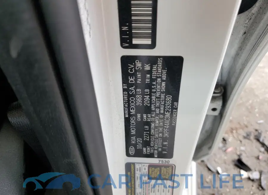 3KPF44AC3ME293680# 12
