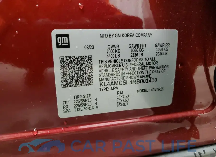 KL4AMCSL4RB001410# 13