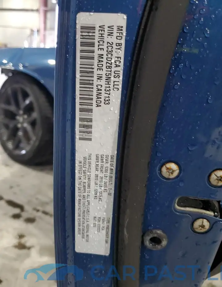 2C3CDZBT5NH137133# 13