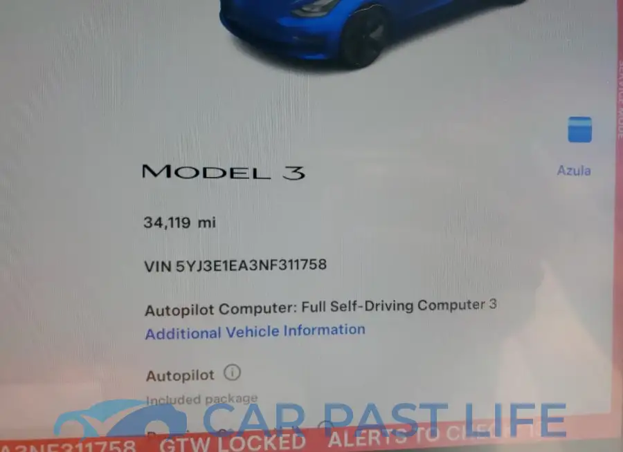 5YJ3E1EA3NF311758# 9