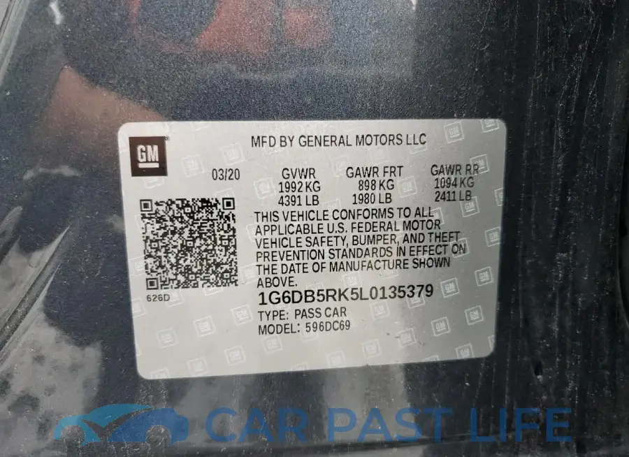 1G6DB5RK5L0135379# 12