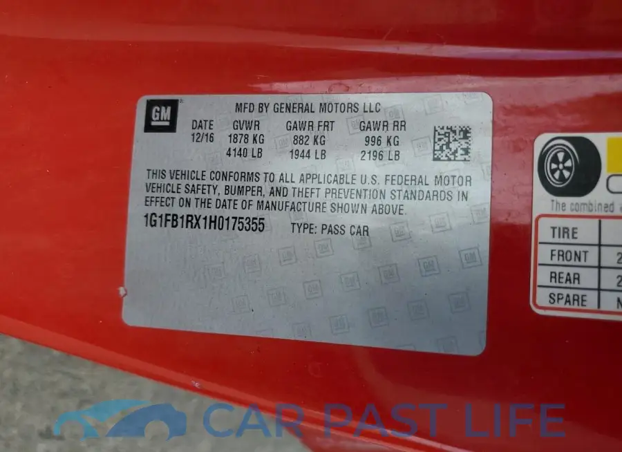 1G1FB1RX1H0175355# 13