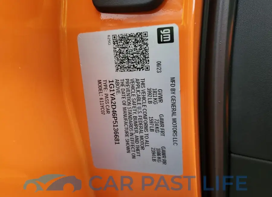 1G1YA2D46P5136681# 13