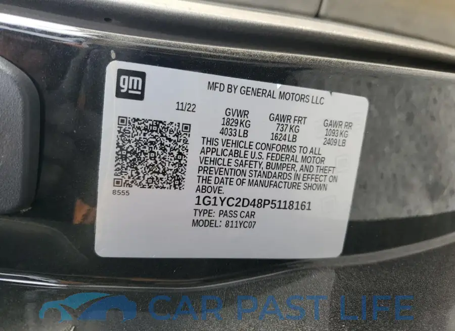 1G1YC2D48P5118161# 13