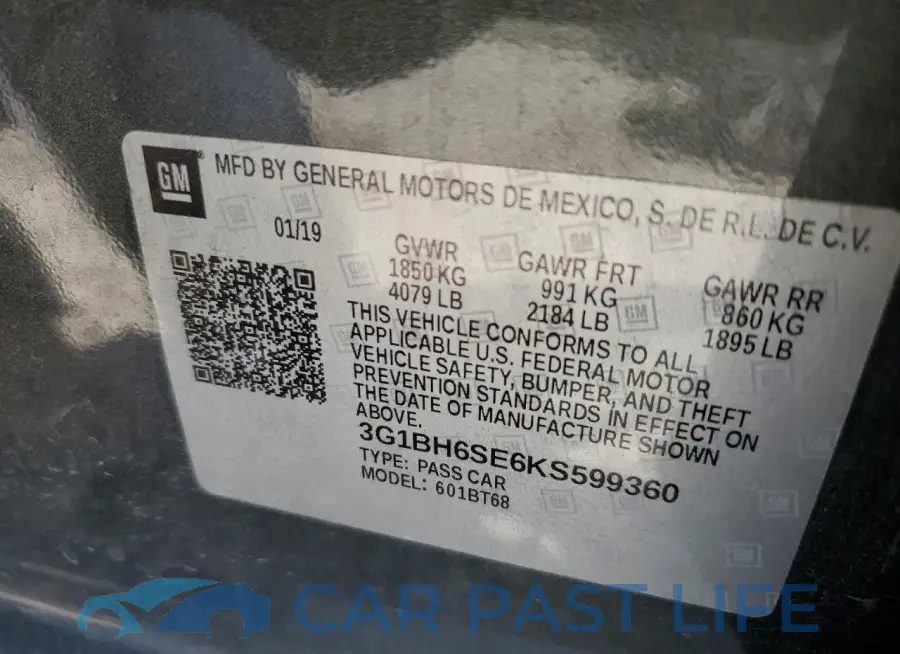 3G1BH6SE6KS599360# 12