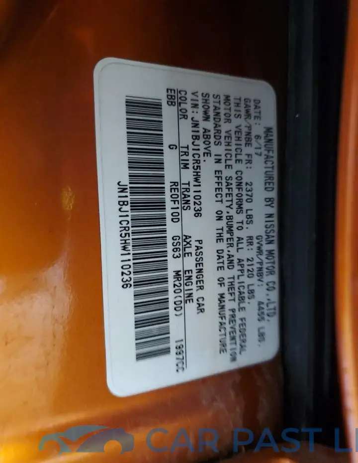 JN1BJ1CR5HW110236# 14